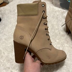 Womens suede timberland booties
